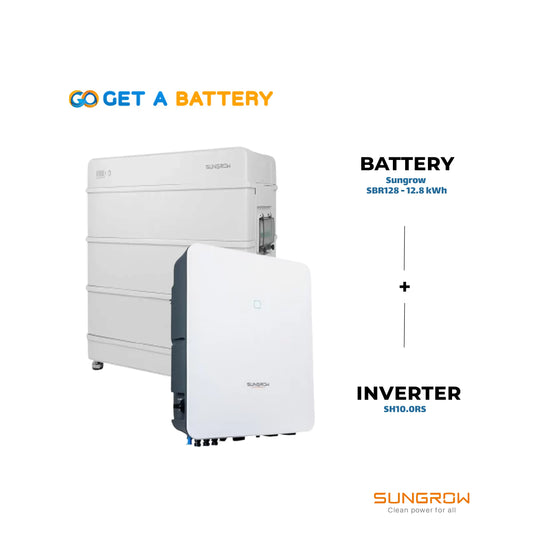 Sungrow SBR128 (12.8kWh) + SH5.0RT Inverter - GoGetBattery