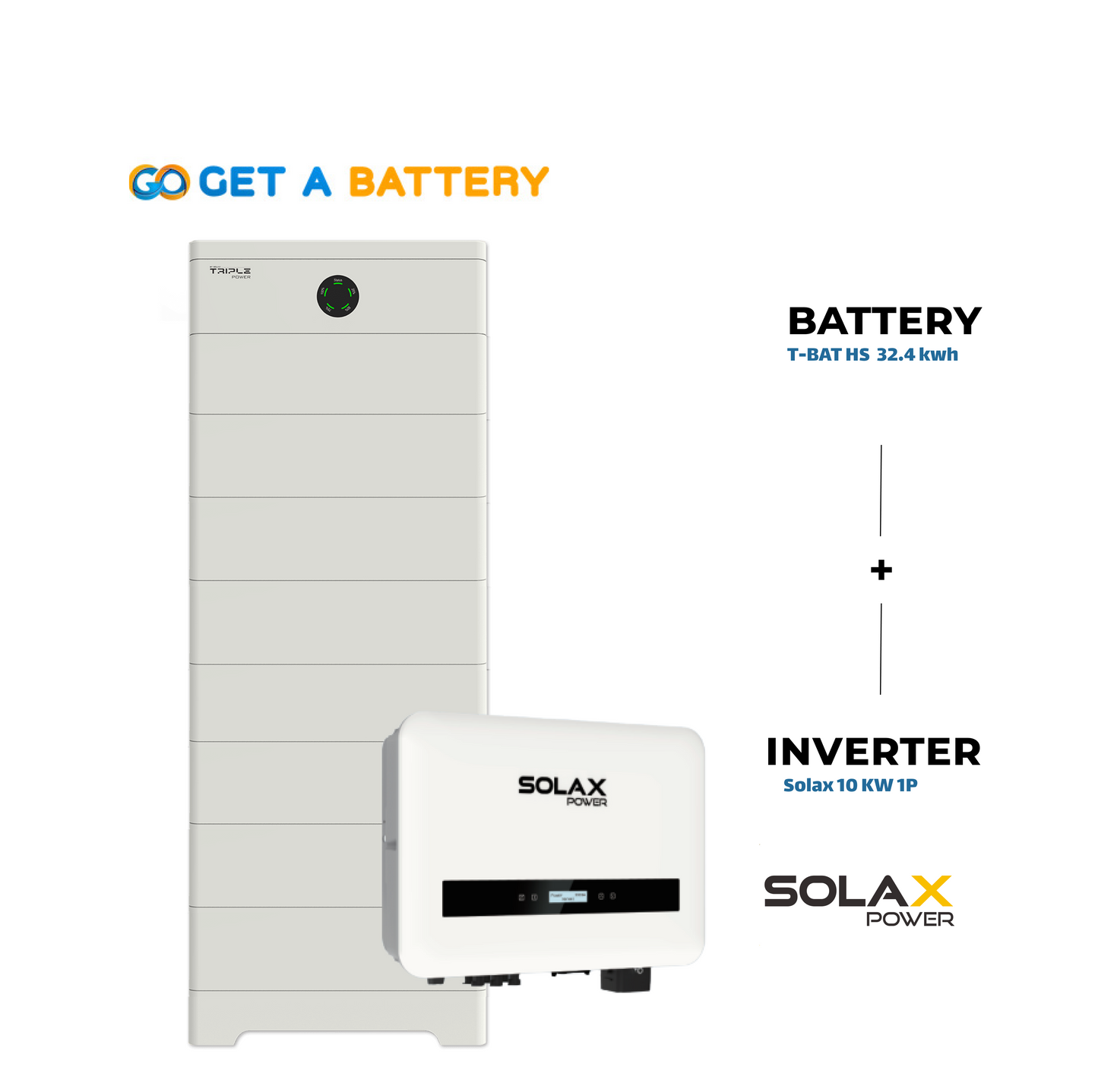 Solax 32.4 KWh Battery
Solax 10kW 1-ph Hybrid Inverter
