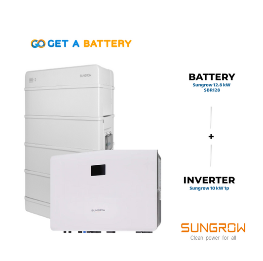 Sungrow 12.8KW Battery with 10kw 1ph inverter