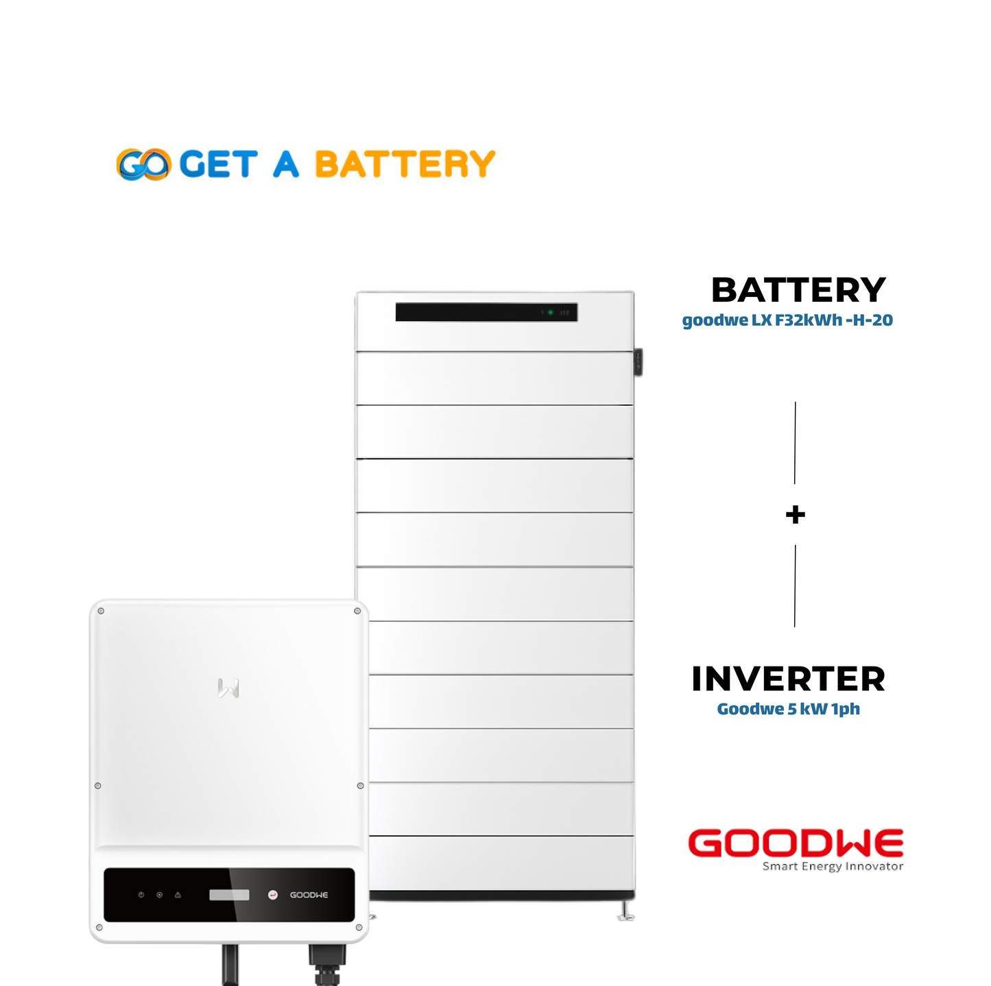 GoodWe 32KWh Battery 
GoodWe 5kW 1-ph Hybrid Inverter