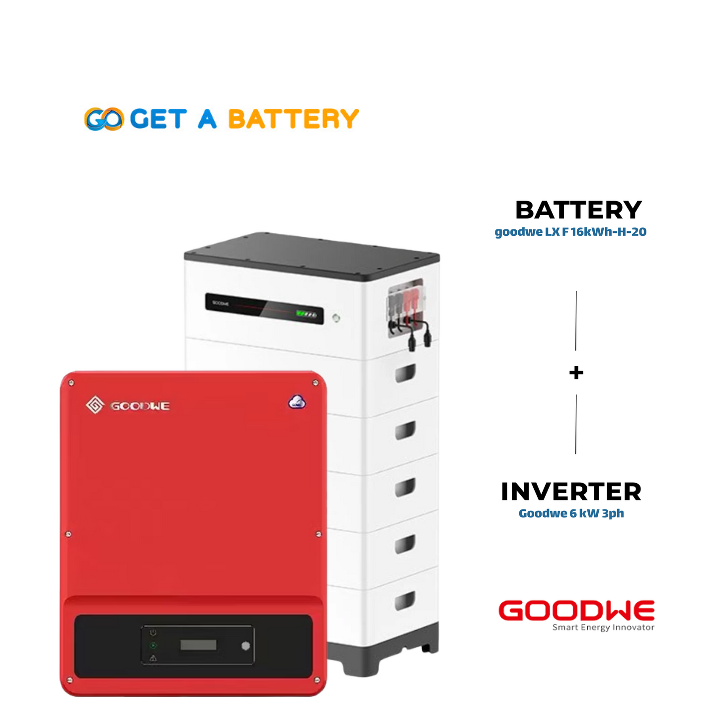 GoodWe 16 KWh Battery
GoodWe 6kW 3-ph Hybrid Inverter