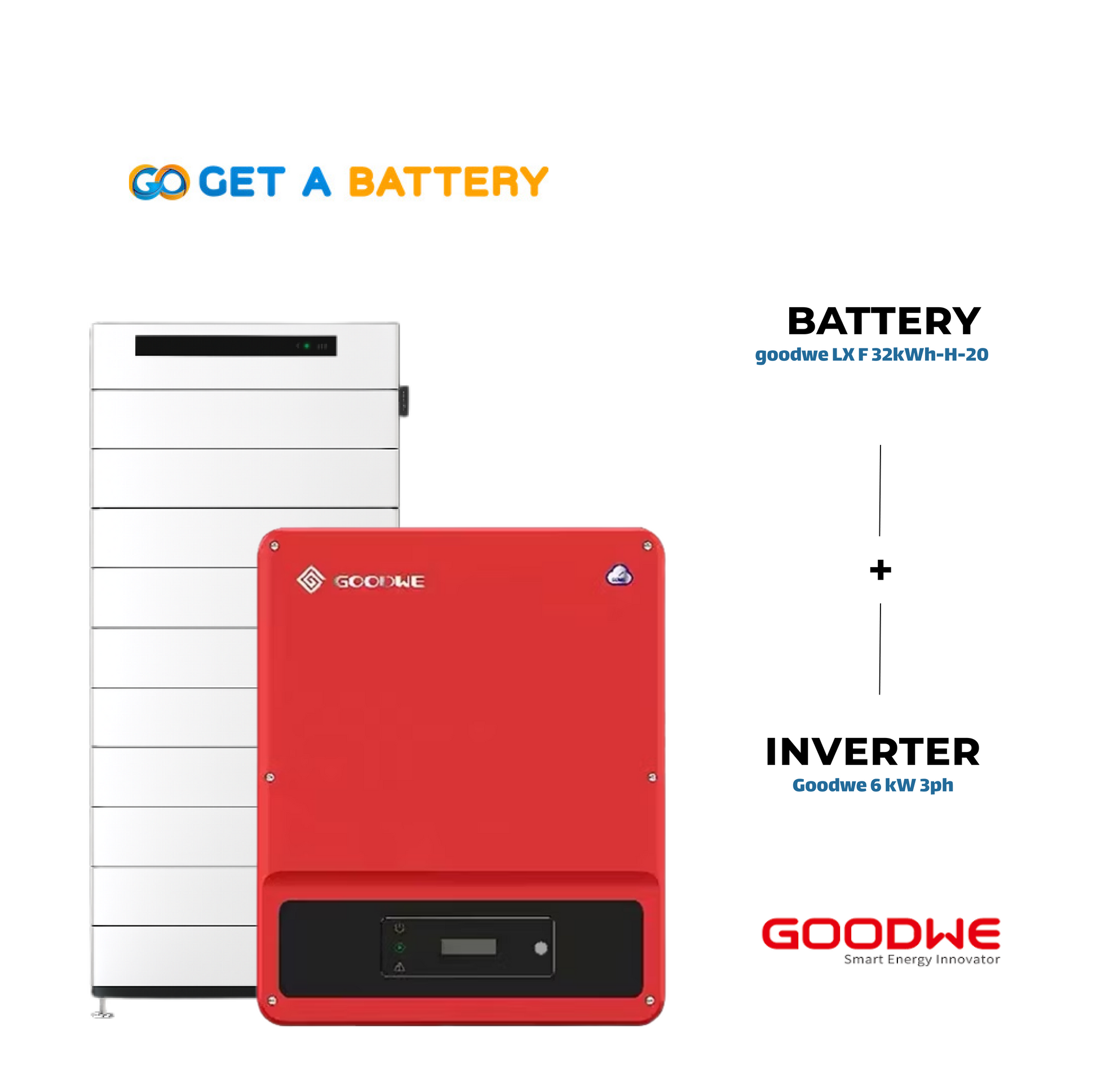 GoodWe 32 KWh Battery
GoodWe 6 KW 3-ph Hybrid Inverter 