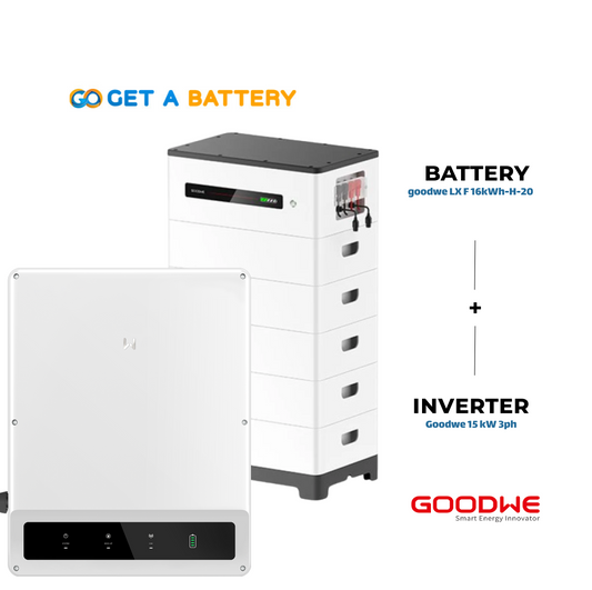  GoodWe 16 KWh Battery 
GoodWe 15kW 3-ph Hybrid Inverter 