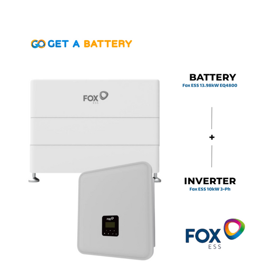Fox ESS 10 KW 3ph Hybrid Inverter with a 13.98 kWh Fox ESS Battery Stack