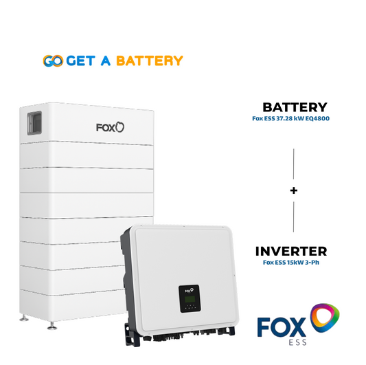 Fox ESS 15 KW 3ph Hybrid Inverter with a 37.28 kWh Fox ESS Battery Stack