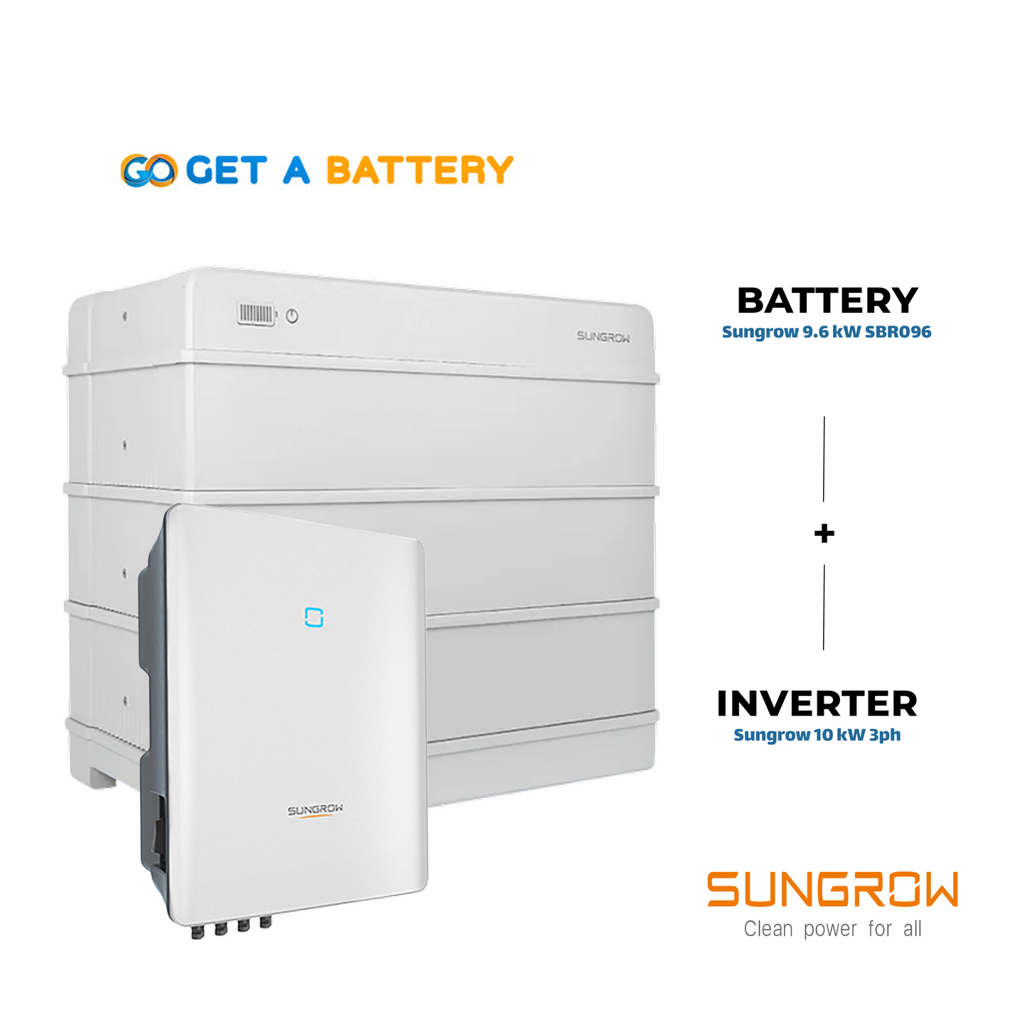 Sungrow SBR096 (9.6kWh) + SH10RT Inverter |  New Install - 3 Phase