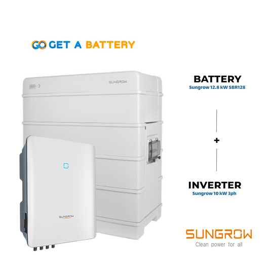 Sungrow SBR128 (12.8kWh) + SH10RT Inverter - 3 Phase