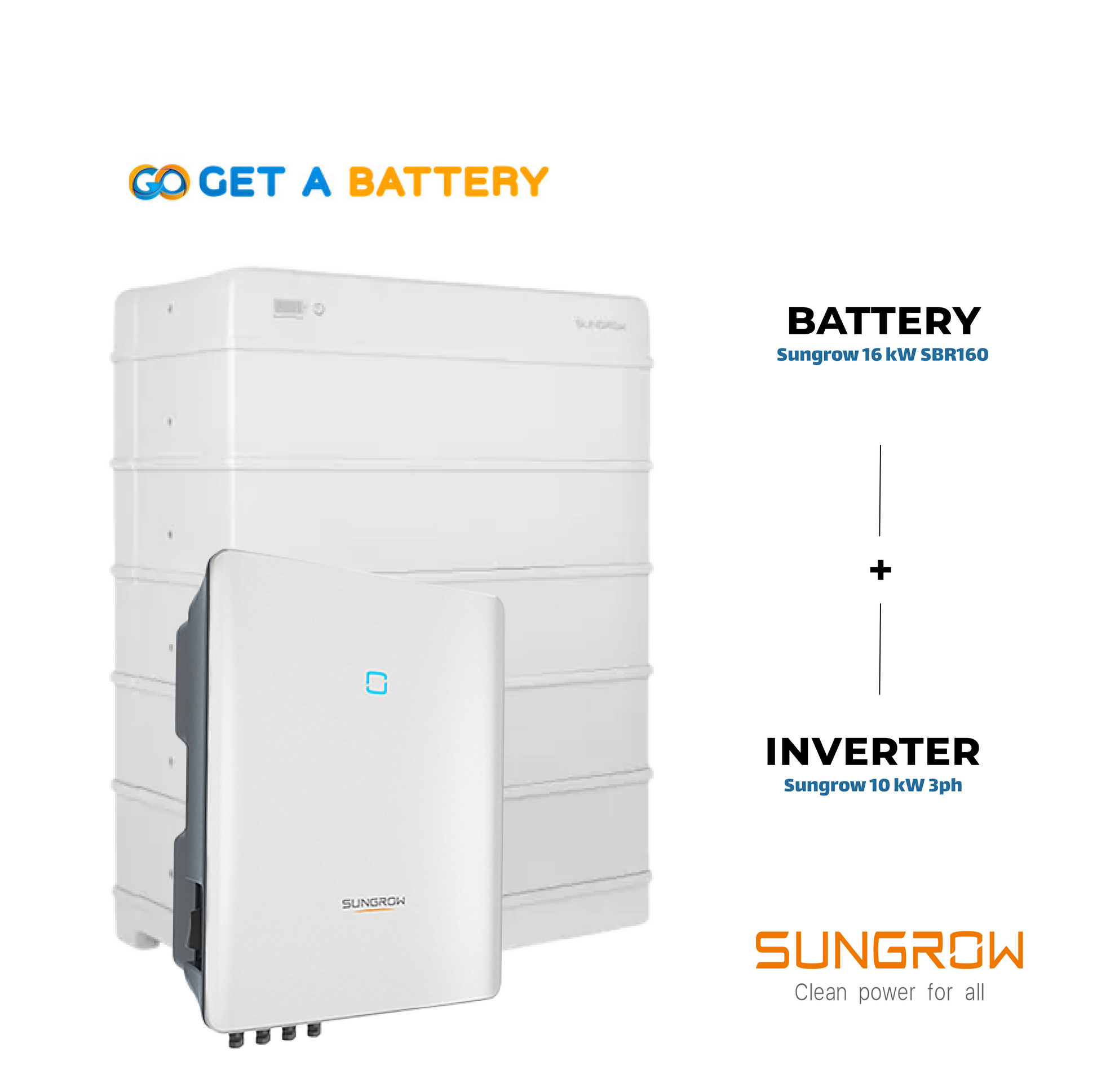 sungrow solar battery with solar inverters